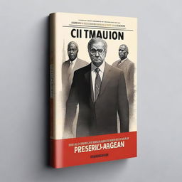 Create a book cover with the theme 'O Acidente Presidencial'