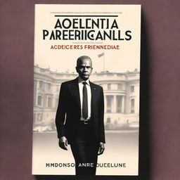 Create a book cover with the theme 'O Acidente Presidencial'