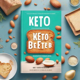 Design a captivating cover for a Keto Bread Cookbook