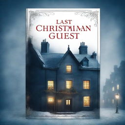 Create a book cover titled 'Last Christmas Guest'