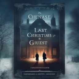 Create a book cover titled 'Last Christmas Guest'