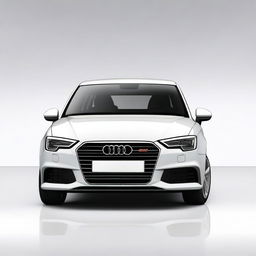A high-quality image of an Audi A3 car sitting on a solid white background