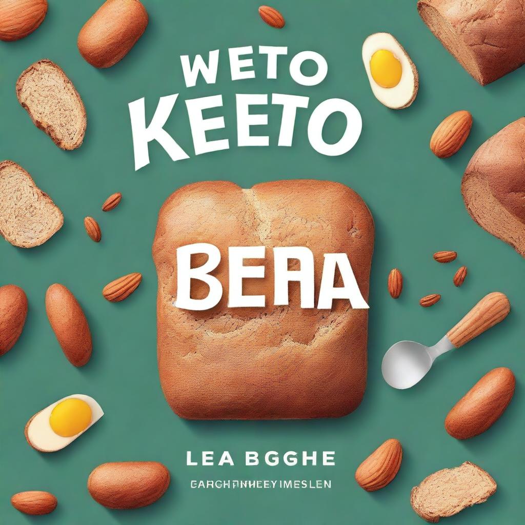 Design an appealing cover for a Keto Bread Cookbook