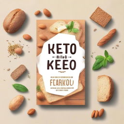 Design an appealing cover for a Keto Bread Cookbook