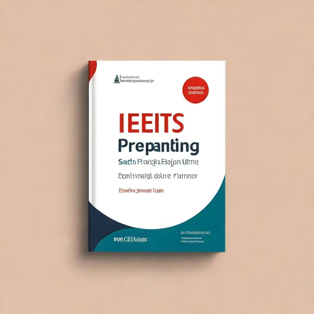 Design a book cover for an IELTS preparation guide