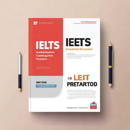 Design a book cover for an IELTS preparation guide