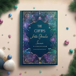 Design a book cover with the main title 'Their Gifts' and the subtitle 'The Amulet'