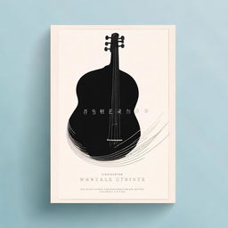 Create a minimalistic design for the title 'Unanswered Serenade'