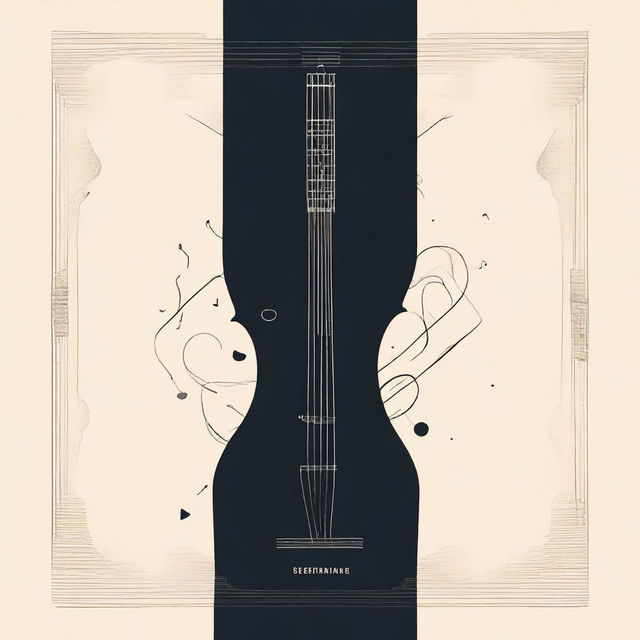 Create a minimalistic design for the title 'Unanswered Serenade'