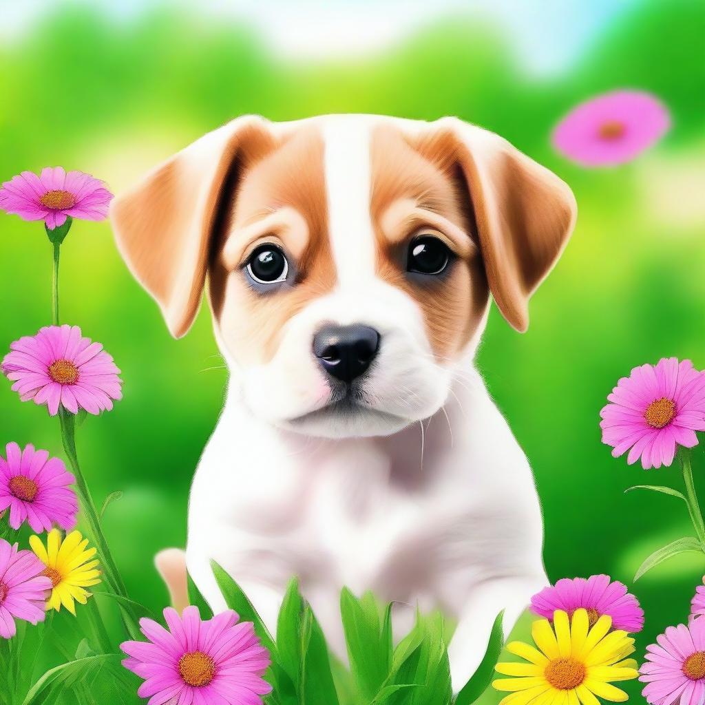 Create an image of a puppy