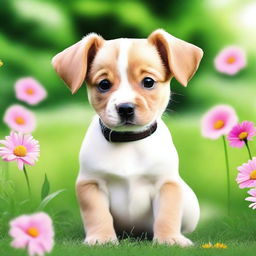 Create an image of a puppy