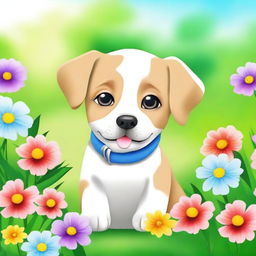 Create an image of a puppy