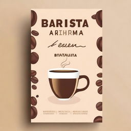 A visually appealing cover for an advanced barista course