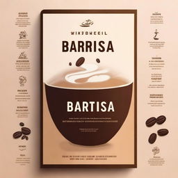 A visually appealing cover for an advanced barista course