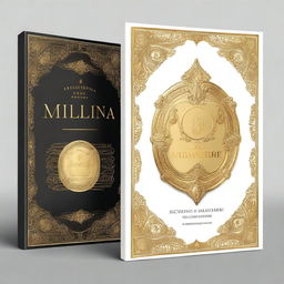 A captivating book cover design for 'Segredo da Mente Milionária'