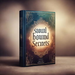 Create a book cover with the title 'Soul-Bound Secrets' written on it