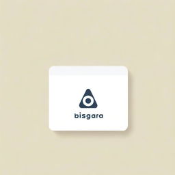 Create a minimalist logo for a digital marketing agency named 'BISAGRA CREATIVA', specializing in digital communication for the design, architecture, and furniture hardware sector. The name 'BISAGRA' should be clearly readable.