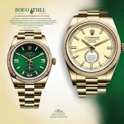 Create a poster with the title 'Causa' and the tagline 'La leyenda de los rolex perdidos'