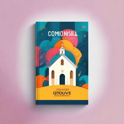 Design a book cover titled 'Como ministrar o louvor na igreja'