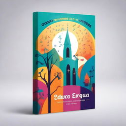 Design a book cover titled 'Como ministrar o louvor na igreja'