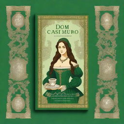 A green classic book cover with the title 'Dom Casmurro'