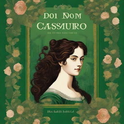 A green classic book cover with the title 'Dom Casmurro'