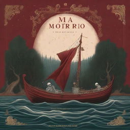 A dark red classic book cover with the title 'A Extravagância do Morto'