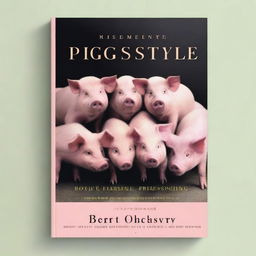 A book cover for a self-help book entitled 'Pig Style: Secrets from Porcine Philosophy' by Bert Overcast