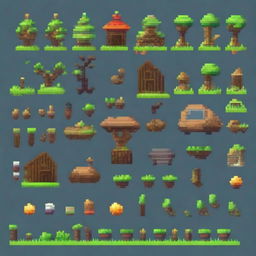 Create a game asset in pixel art style