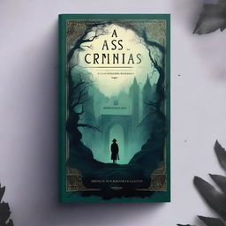 A captivating book cover for 'As Crônicas das Sombras'