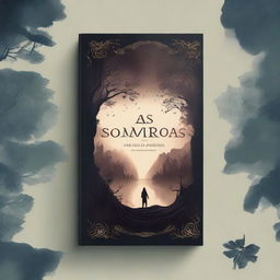 A captivating book cover for 'As Crônicas das Sombras'