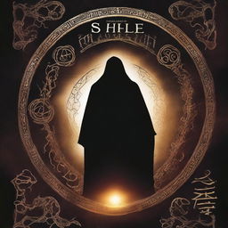 In the center of the book cover, prominently featured, is an enigmatic figure shrouded in shadows, symbolizing the presence of the Ancient Darkness that threatens the realms