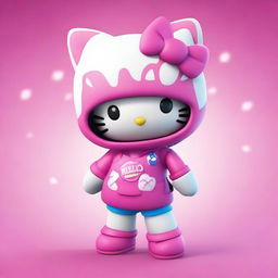 A Hello Kitty character in the Fortnite universe