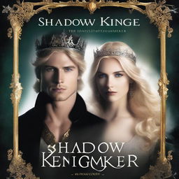 A book cover for the title 'Shadow Kingmaker'