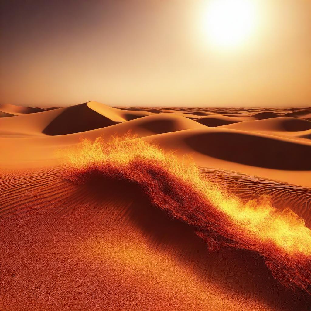 A visually striking image representing the concept of 'hot'