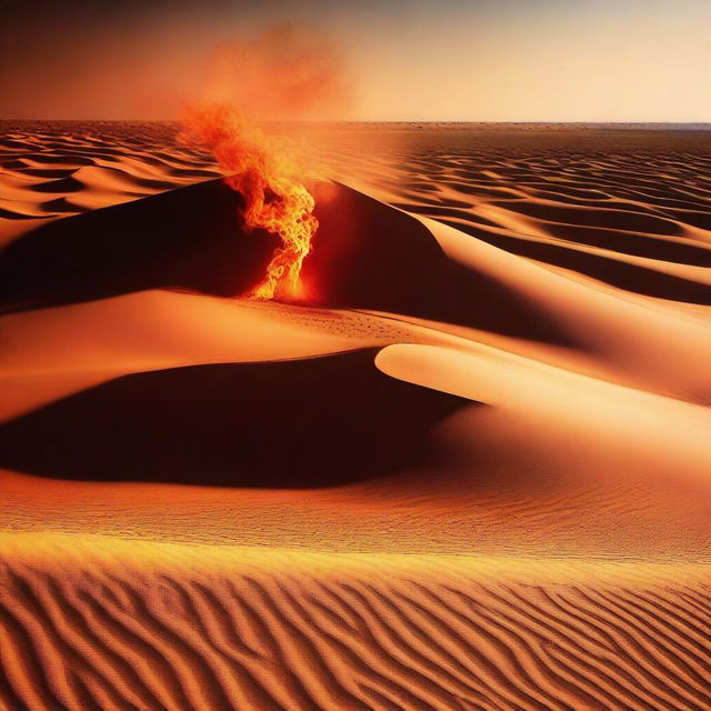 A visually striking image representing the concept of 'hot'