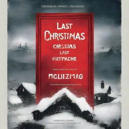 Create a book cover titled 'LAST CHRISTMAS GUEST'