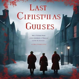 Create a book cover titled 'LAST CHRISTMAS GUEST'