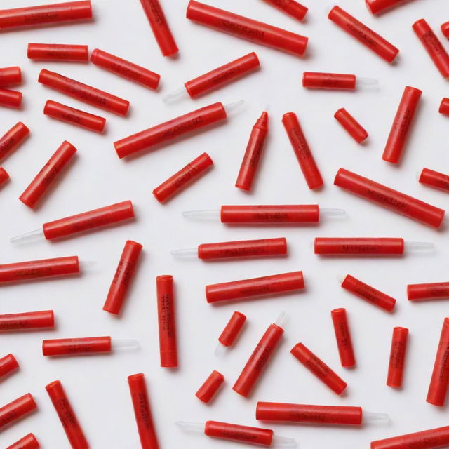 Various addiction tools such as drug syringes, with bold red crosses overlaid on them, representing prohibition or avoidance.