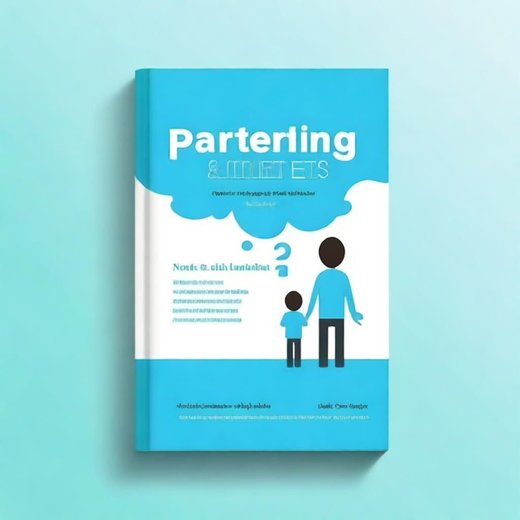 Create a minimalist and sophisticated book cover for 'Smart Parenting Secrets: 10 Keys to Unlock Your Child'