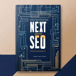 Create a sleek, modern book cover for 'Next-Level SEO: Advanced Strategies for Digital Domination