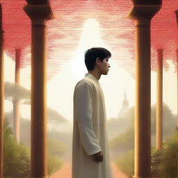 A young religious man struggles against worldly desires, hoping for paradise