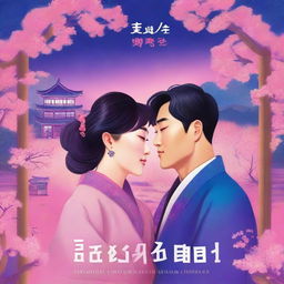 A book cover featuring a divorced Korean couple who travel back in time