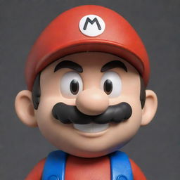 A animated version of Mario from the Super Mario Brothers, distinctively characterized with a bald head.