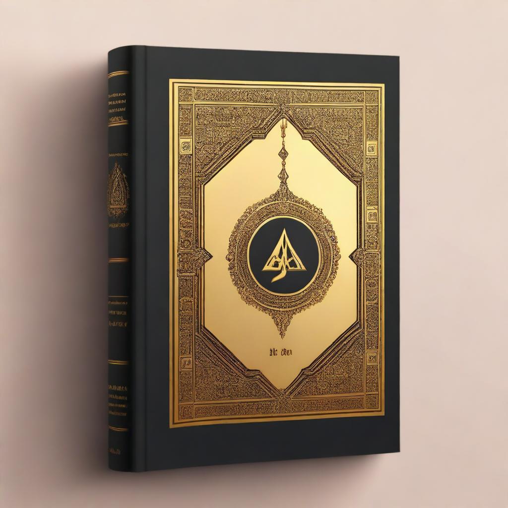 The book cover features a central image that you desire, surrounded by a golden border that emulates the edges of a book, giving it an elegant and premium feel