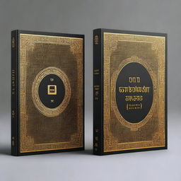 The book cover features a central image that you desire, surrounded by a golden border that emulates the edges of a book, giving it an elegant and premium feel