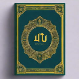 The book cover features a central image that you desire, surrounded by a golden border that emulates the edges of a book, giving it an elegant and premium feel