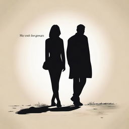 Silhouettes of a man and woman