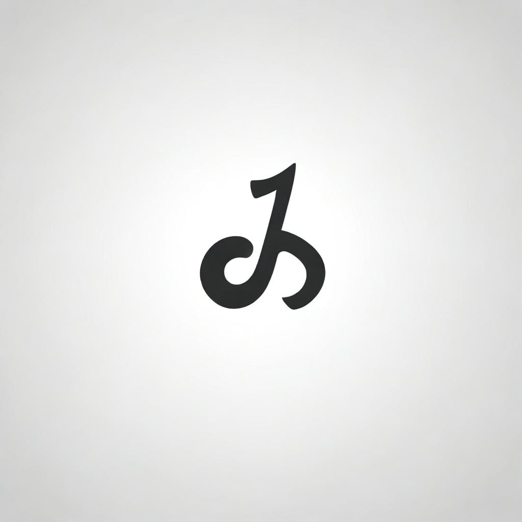 Design a minimal logo that combines a music note and a lab symbol