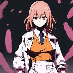 Create an image of Makima from Chainsaw Man